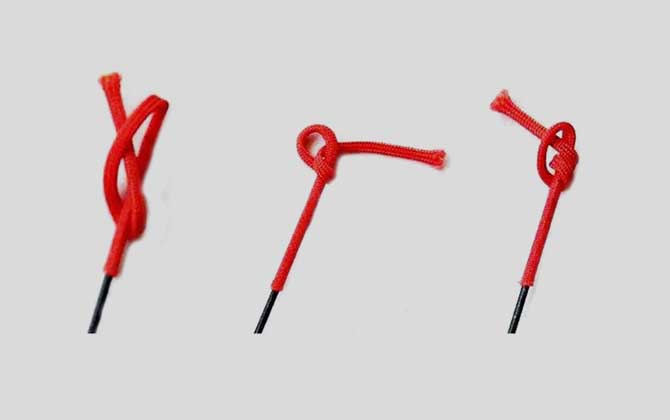 渔线与竿稍怎么打结